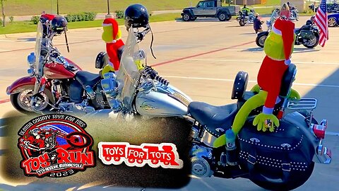 Toys for Tots 2023 Toy Run DFWTX #steelhorsearound #motovlog