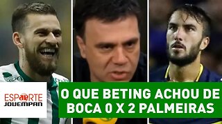 OLHA o que Mauro Beting achou de Boca Juniors 0 x 2 Palmeiras!