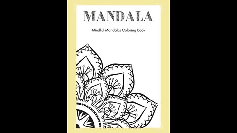 Mindfulness Mandala Coloring Book #mandala #coloring