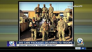 345 care packages delivered to troops overseas