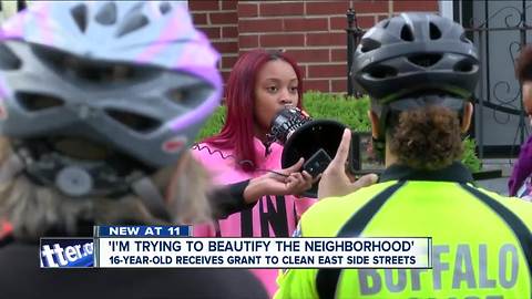 Sixteen-year-old receives grant to clean East Side