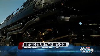 Historic 1940s steam train makes a stop in Tucson