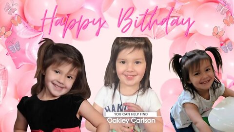 Happy Birthday Oakley, 1 year missing #oakleycarlson