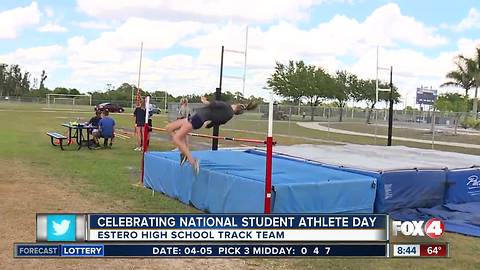 Honoring local students on National Student Athlete Day - 8:30am live report