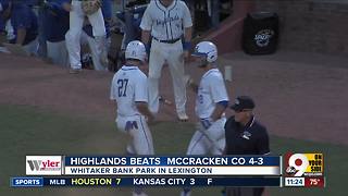 Highlands advances to Kentucky baseball finals