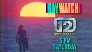 Baywatch TV Trailer 1993 "Girls In Bikinis Try To Solve Mysteries" (90s TV)