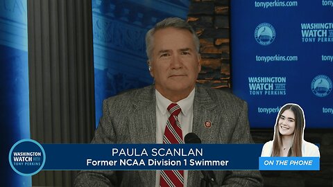 Paula Scanlan explains why she is standing up with female swimmers at Roanoke College