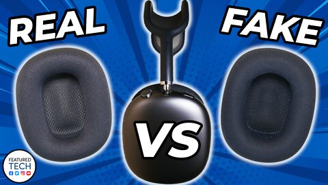 Real vs Fake Apple AirPods Max Ear Cushions | Featured Tech (2022)