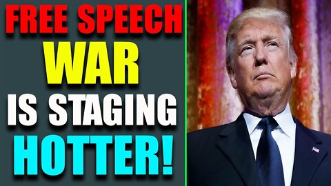 SHOCKING NEWS INSIDE AMERICA: FREE SPEECH WAR IS STAGING HOTTER - TRUMP NEWS