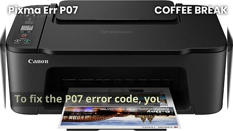 Printer Canon Pixma TS3440 (and series) Code P07 Error Causes and Possible Solutions (2023)