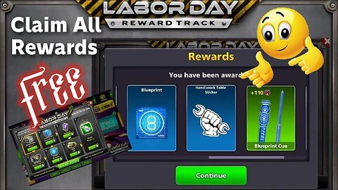 Claim Labor day Free Rewards 8 Ball Pool