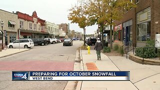 West Bend prepares for first snowfall of the season