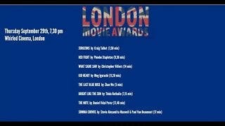 London Movie Awards 2022 29th September