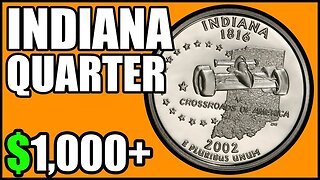 2002 Indiana Quarters Worth Money - How Much Is It Worth and Why, Errors, Varieties, and History