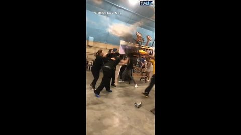 VIDEO: Brawl breaks out at Mount Olympus Resort in Wisconsin Dells