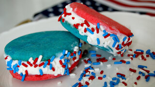 4th of July Ice Cream Sandwiches