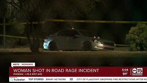Woman shot during road rage incident in West Phoenix