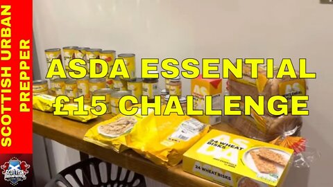 Prepping - £15 Asda Essentials Stock Up, Build your supplies ! Get Prepared and stock food