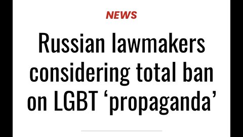 Russian lawmakers considering total ban on LGBT ‘propaganda’