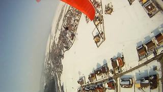Amazing paragliding POV footage