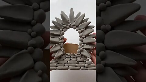 DIY Portal to Another Dimension 😱 A simple craft from cardboard and clay