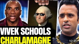 Vivek SCHOOLS Black Radio Host On Slavery Charlamagne Left in SHOCK You Just CHANGED Everything