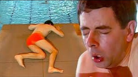 Funny Clips of Mr. Bean! Dive