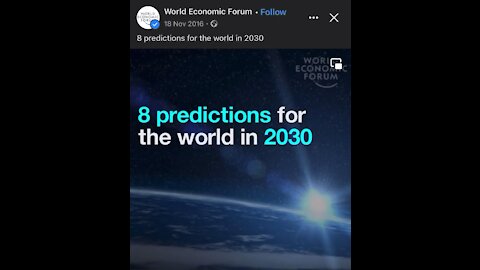 WEF World Economic Forum wet dream