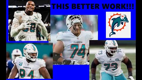 Why Do the Miami Dolphins Ignore the Offensive Line