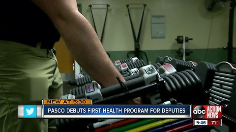 Pasco Sheriff's Office is first in nation to have state-of-the-art fitness program for employees