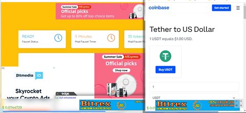 How To Earn Free Tether USDT TOKENS Cryptocurrency At BTC Bunch Every 5 Min Withdraw Via FaucetPay