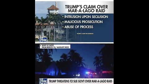 PRESIDENT TRUMP LAWYER🤵‍♂️🏛️👩‍💼PLAN TO SUE DOJ OVER MAR-A-LAGO RAID🕵️‍♀️🏰🕵️‍♂️💫