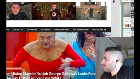 (mirror) Communist degenerate George Galloway loves White bloodshed --- Martinez Perspective