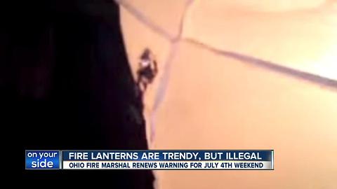 Beautiful, but dangerous: Fire officials issue warning about sky lanterns before 4th