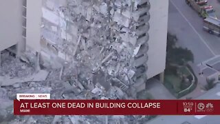 At least 1 dead after partial condo building collapse near Miami Beach