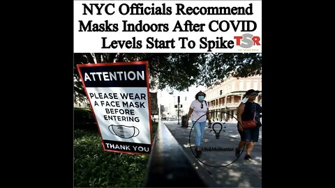 COVID-19 Level Spikes 😱 - Officials Recommend Wearing Mask Indoors In NewYork City
