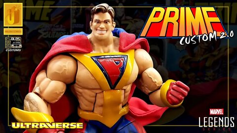 Custom Marvel Legends Style Ultraverse Prime V2 from Malibu Comics Action Figure Review - Ultraforce