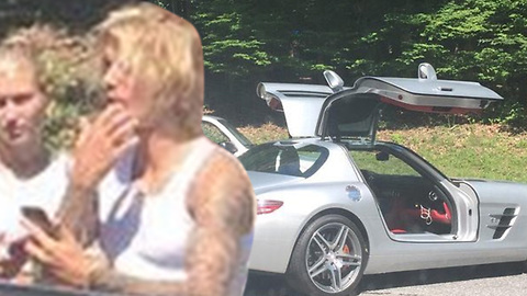 Justin Bieber & Hailey Baldwin TOO CUTE After Car Breaks DOWN!