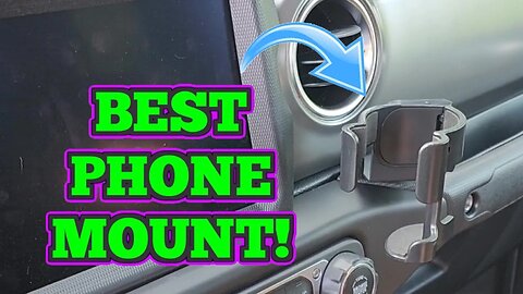 The Best Cell Phone Mount For Your Jeep!