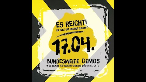 Es reicht Demo 17.4.21