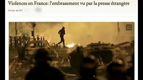 Violences en France: l'embrasement vu par la presse étrangère