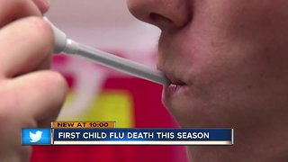 First Wisconsin pediatric flu death of the season reported