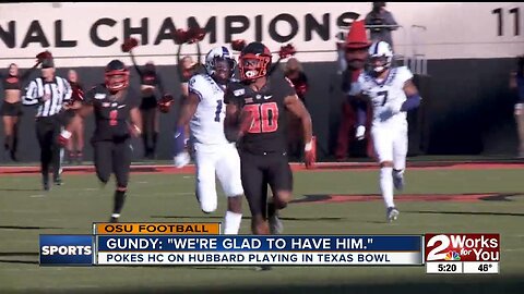 Mike Gundy on Chuba Hubbard