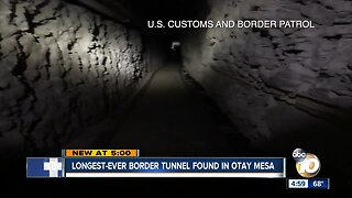 Longest-ever border tunnel found in Otay Mesa