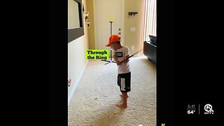 5-year-old Florida golfer perfects trick shots during stay-at-home order