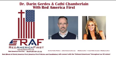 Pro Zelenskyy Professor Dr. Darin Gerdes and Cathi Chamberlain interview with Red America First
