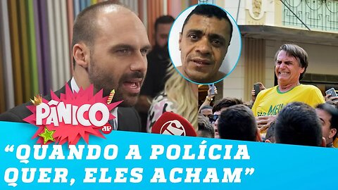 Eduardo Bolsonaro defende investigação de Adélio Bispo: 'Quando a polícia quer, eles acham'