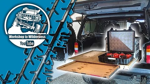 DIY Jeep Cherokee XJ Rear Pull Out Storage Platform