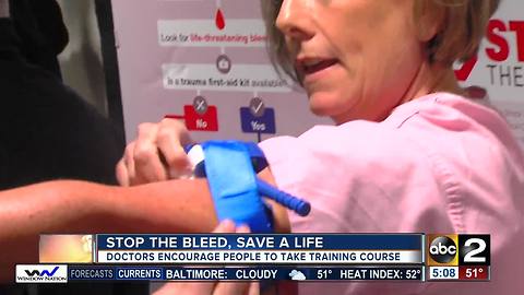 Stop the Bleed, save a life