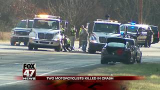 2 on motorcycle dead after crash in southwestern Michigan